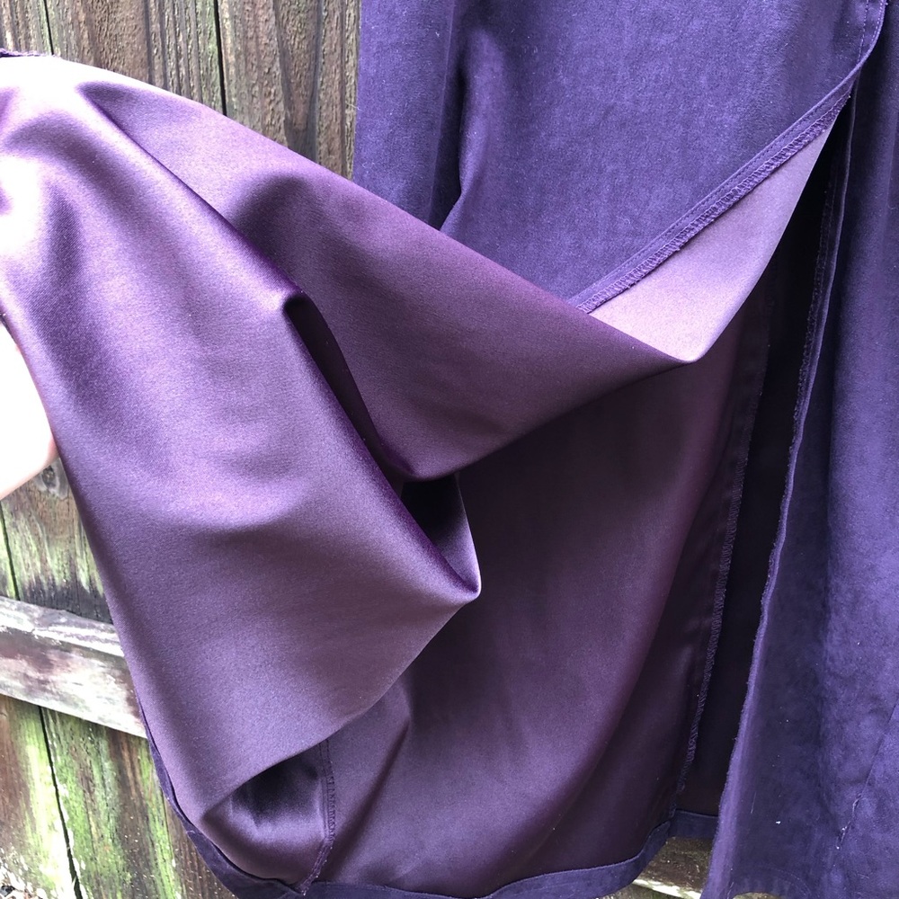 Eric Charles Vintage Smock Dress Pinafore Jumper Size M Purple - Picture 7 of 13